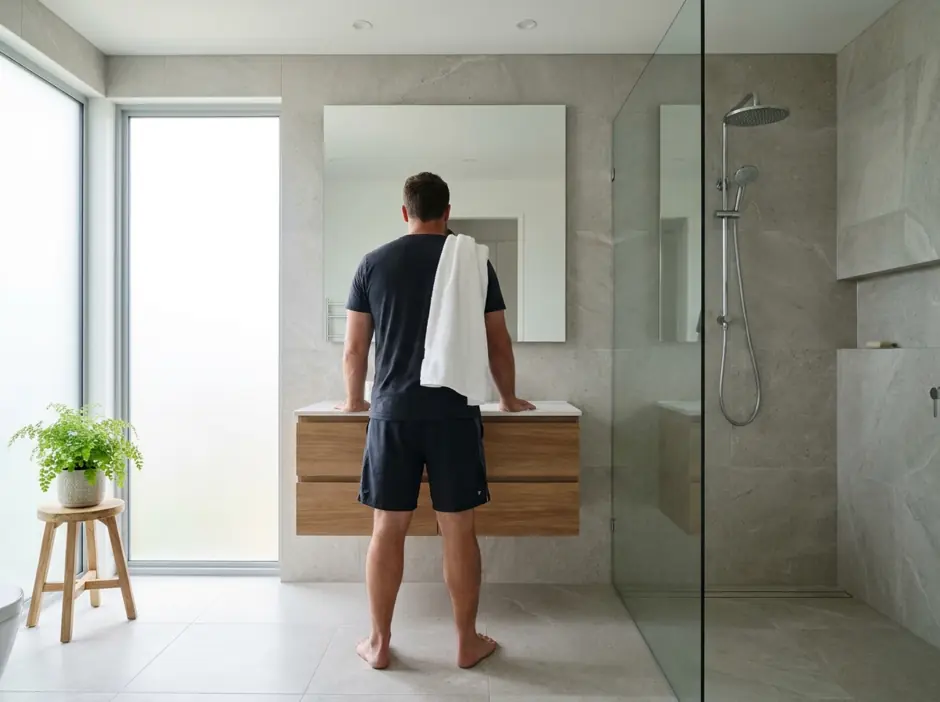 A simple daily testosterone gel routine at home